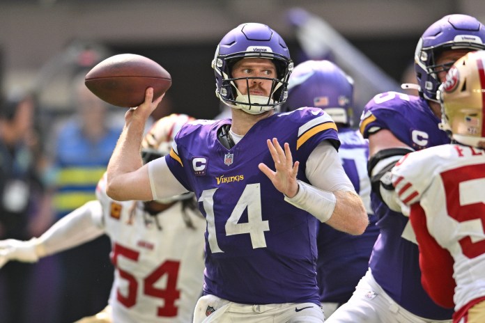 sam darnold minnesota vikings qb